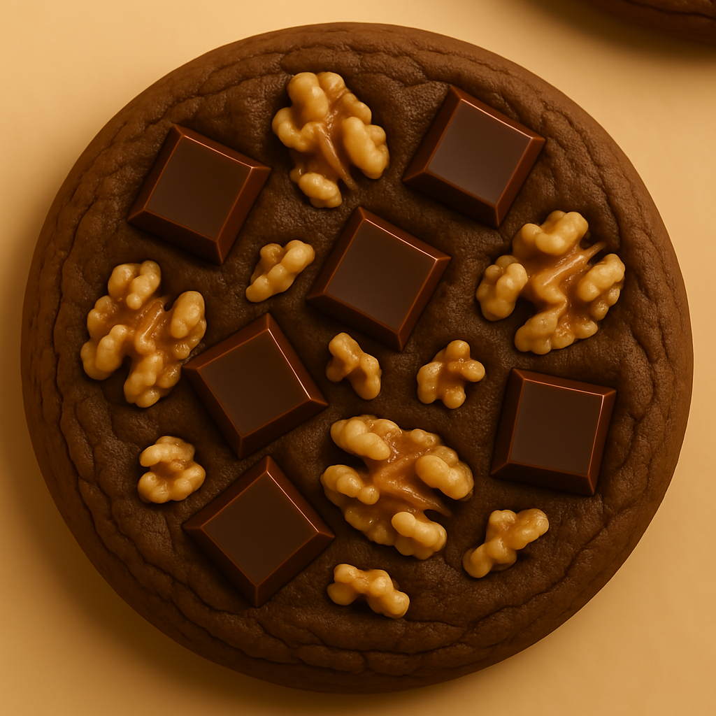 کوکی شکلات و گردو